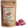 360stk. Bio Rote Bete Kapseln - 720mg vegan gemahlene Beete Pulver | plastikfrei