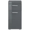 INOSIGN Unterschrank Avena Badezimmerschrank mit 1 Schublade und 1 Tür - Maße (B/T/H) 37/31/79 cm grau
