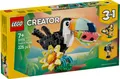 Wilde Tiere: Tropischer Tukan  LEGO  3in1 Creator 31173 N08/25