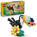 LEGO Creator 3in1 Wild Animals: Tropical Toucan with a Flower - Toy Animal Trans