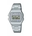 CASIO VINTAGE Chronograph A158WEA-7EF, Quarzuhr, Armbanduhr, Damenuhr, Herrenuhr, Edelstahlarmband, digital