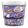(25,84€/1kg) Milka Naps Alpenmilch -  Mini Schokolade Täfelchen - 1000g Dose