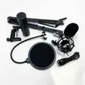 USB Gaming Mikrofon PC, TONOR Podcast Kondensator Microphone Kit Nierencharakteristik mit Arm Ständer Popschutz, Brodcasting Mic Studio Mikro, Mik...