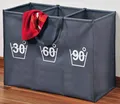 Wäschesortierer KESPER, grau, B:75cm H:60cm T:35cm