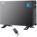 Modern Ch7100 Smart Konvektorheizung Mit 2000 Watt Lcd-display, 24-stunden-timer, 3 Wärmeeinstellungen, Fernbedienung Inklusive - Noveen