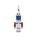 PANDORA Moments Beweglicher Nussknacker Charm-Anhänger aus Sterling Silber mit Zirkonia, Kompatibel Moments und ME Armbänder, 793583C01