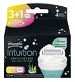 Wilkinson Sword Intuition Sensitive Care Rasierklingen für Damen Rasierer, 3 + 1St