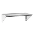 vidaXL Regal Wandregal 100x45x31 cm Silbern Edelstahl, 1-tlg.