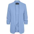 pieces Kurzblazer Bosella (1-tlg) Falten blau XS (34)