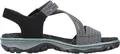 Rieker Trekkingsandalen - Graphitschwarz Kunstleder Größe: 38 Normal