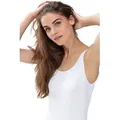 Mey Tanktop SERIE EMOTION ohne Seitennähte, breite Träger, Feinripp, Rundhalsausschnitt weiß 52