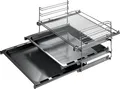 Bosch Teleskopauszug HEZ438301 3-fach | Backofen-Zubehör | Edelstahl | für 60 cm Öfen | max. 16 kg Belastung