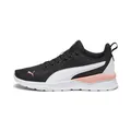 PUMA Unisex Anzarun Lite Turnschuhe, Puma Black Puma White Peach Smoothie, 42.5 EU