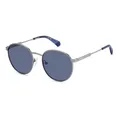 POLAROID KIDS Unisex Kinder PLD 8039/S Sonnenbrille, Ruthenium Blue, 49/17/130