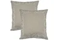 Marrakesch Orient & Mediterran Interior Zierkissen 2er Set Kissenbezug Handgefertigt Frisia Weiss 40x40cm, Boho Deko, (2 St)
