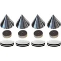 DYNAVOX 204605 - Spikes / Absorber, 4er-Set, chrom