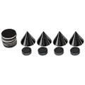 Spikes Sub Watt Absorber 4 er Set Schwarz Dynavox