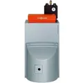 Viessmann Öl-Brennwertkessel Vitorondens 200-T 35,4 kW mit Regelung Vitotronic 200, koaxial raumluftunabhängig senkrecht - BR2A028
