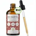 Futteröl für Hunde 100ml – 100% Bio Barföl - Natürlich und Vegan - Aus Leinöl, Nachtkerzenöl, Olivenöl, Kürbiskernöl, Chiaöl - Mit Omega 3-6-9, DE-ÖKO-060