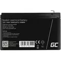 Green-cell Agm50 Wiederaufladbare Batterie Schwarz 12 V 10 Ah