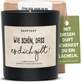 Danke sagen Soja Duftkerze im Glas mit Spruch natürlich handgemacht nachhaltig persönlich Geschenk liebevolle Geschenkidee beste Mama Papa Freundin Freund Schön dass es dich gibt Geburtstag