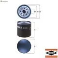 ÖLFILTER OC 1051 FÜR FORD AUSTRALIA MORGAN MAZDA 121/III SOHO DEMIO VOLVO 1.6L