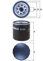 MAHLE ORIGINAL OC1051 Ölfilter für FORD HYUNDAI VOLVO LAND ROVER MAZDA LADA