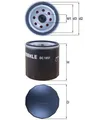 KNECHT Ölfilter OC 1051 für FORD FORD USA LADA LAND ROVER MAZDA MORGAN VOLVO