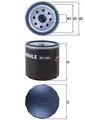 MAHLE Ölfilter  u.a. für FORD, FORD USA, HYUNDAI, LADA