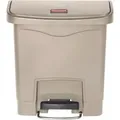 Rubbermaid Tretabfalleimer Slim Jim 1883455 Kunststoff 15l beige