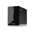 Fantec CL-35B2 NAS-Server 2-Bay RAID 0/1 2x 3.5" SATA Gigabit Ethernet schwarz (1558)