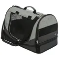 TRIXIE Tiertransporttasche Tasche Holly schwarz/grau grau|schwarz