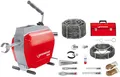ROTHENBERGER R600 Rohrreinigungsmaschine mit Spiralen-/Werkzeugset Standard 16mm-22mm, 40mm-150mm Arbeitsbereich Durchmesser, 230V, 50Hz | 19173 | Maschine für Rohrreinigung