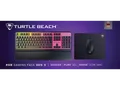 TURTLE BEACH Gaming-Maus Pure SEL, Gaming-Tastatur Magma, Gaming-Mauspad Sense Core Mini, Bundle, kabelgebunden, Schwarz