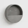 Finestgreen Hanging Wally Pflanzgefäß Grau | Wandgefäß zum bepflanzen (XS Ø:30 T:7 cm, Grau) | Pottery Pots