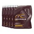 20 (5x4) Liter MANNOL Dexron III G/H/F Automatik Getriebeöl/ ATF Öl/ Servoöl