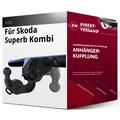 Für Skoda Superb Kombi IV Typ NZ5 (VAPOS) Anhängerkupplung schwenkbar neu