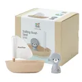 PlanToys Segelboot Robbe - Badewannenspielzeug - Wasserspielzeug Kinder - Badespielzeug Baby ab 1 Jahr - Set mit Segelboot und abnehmbarer Robbe