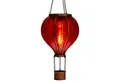 IC Gardenworld LED Solarleuchte LED Solar Heißluftballon mit Flammeneffekt Beleuchtung zum Aufhängen, LED fest integriert, warm-weiß mit Flammeneffekt, 20 warm-weiße Lichter