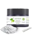 Birkenrinden-Extrakt - 10 g Betulin - in einem Schwarzglas mit Messlöffel Vegan.