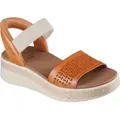 Skechers Slip-Ins: Bobs Sun Ray  Sandalen Plat - Cognac - Maat 37 - Braun - 37