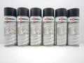 6x SCHWARZ SEIDENGLÄNZEND RAL 9005 LACK LACKSPRAY SPRAY SPRAYDOSE 400ML