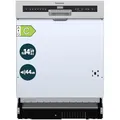 homeX Geschirrspüler 60 cm, Spülmaschine teilintegrierbar - 14 Maßgedecke, 7 Programme, AquaStop, Besteckschublade, 44 dB, Startvorwahl, AutoDoor, Einbaugeschirrspüler teilintegriert, DWSI601444C