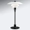 Tischleuchte Louis Poulsen, PH 2/1, Weiß, für Wohnzimmer, Metall, Design - 35.5