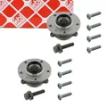 2x febi Radnabe für VW GOLF 5 6 PASSAT SHARAN TIGUAN TOURAN A3 vorne o. hinten