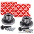 FEBI 2x RADLAGER VORNE FÜR AUDI A3 Q3 TT SEAT LEON SKODA OCTAVIA SUPERB YETI VW