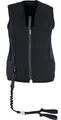 Covalliero Airbag-Weste Manege, Sicherheitsweiste, Schutzweste, Protektor, Nylon, schwarz, Reiter, Reiterin, inkl. Kartusche, XS, Körpergröße 140 cm - 155 cm, Brustumfang 75 cm, Rückenlänge 28 cm