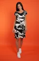 Seidel Moden Druckkleid mit floralem Muster, MADE IN GERMANY