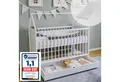 Kids Collective Babybett Beistellbett Kinderbett und Hausbett in einem mit Schublade, vielfältig umbaubar zu Juniorbett, viel Stauraum, mit Matratze