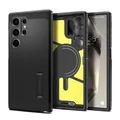 Spigen Tough Armor MagFit Hülle Kompatibel mit Samsung Galaxy S24 Ultra MagSafe Case -Schwarz